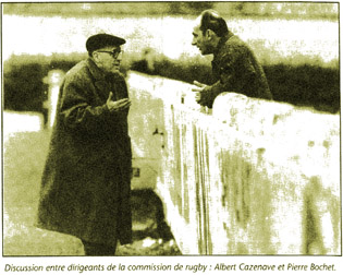 Albert Cazenave un dirigeant légendaire palois sur les bords de la pelouse de la Croix Du Prince
